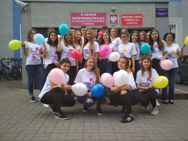 Start the Change – kampania w II Liceum Ogólnokształcącym w Radomsku