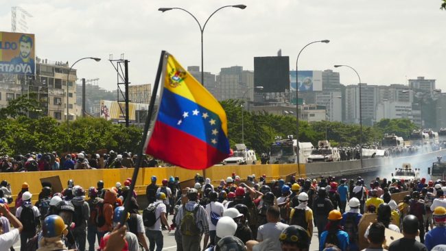 Protesty w Wenezueli