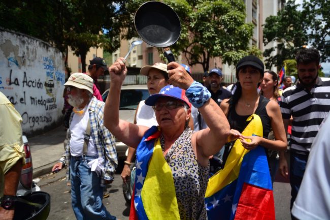 Protest w Wenezueli