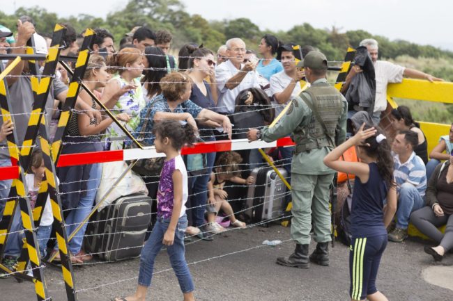 Ucieczki z Wenezueli – blokada