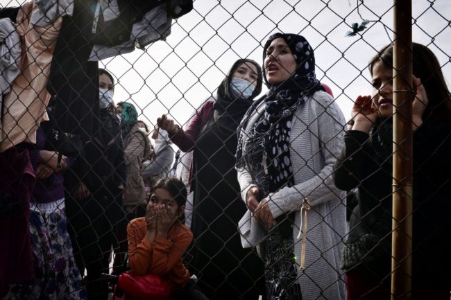 Uchodźczynie na granicy