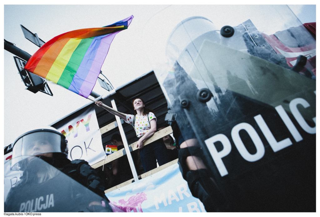 Białystok, marsz równości, LGBT, lipiec 2019. Copyright Agata Kubis / OKO.press.