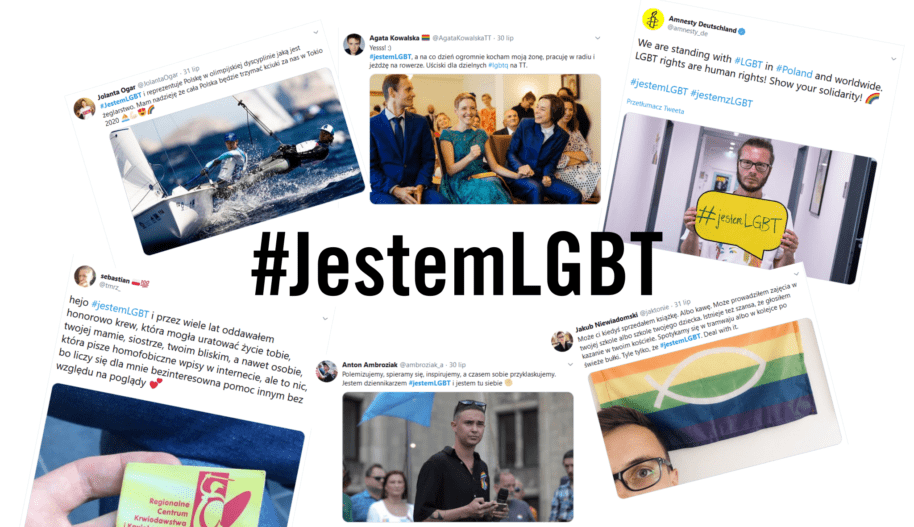 LGBT, Twitter, #JestemLGBT, #JestemzLGBT