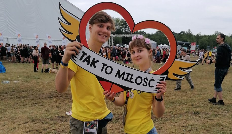 Miłosz Herka i Weronika Miłkowska na PolandRock Festival