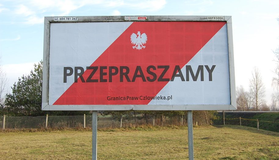 przepraszamy, granica praw człowieka