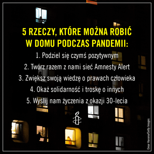 5 rzeczy, które można robić w domu podczas pandemii – grafika