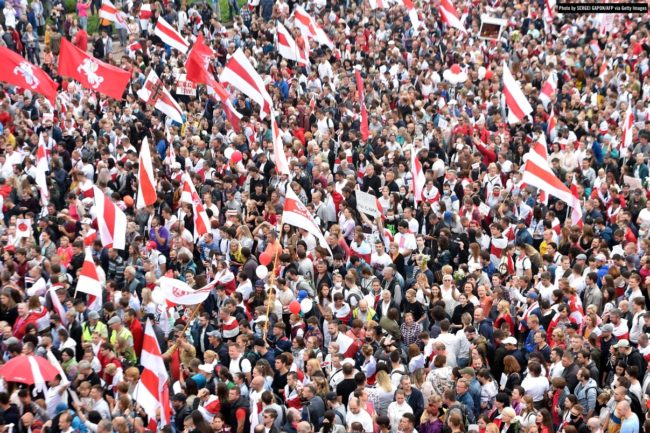 Protesty w Białorusi