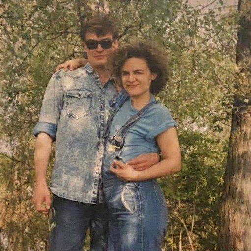 Natalia i Walerij Tkaczowie, rodzice Kateriny, zdjęcie rodzinne.