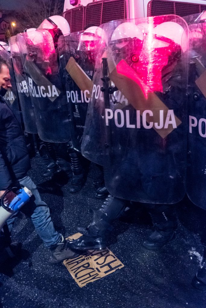 Strajk Kobiet, protest po wyroku TK ws. aborcji, Warszawa 30 stycznia 2021 