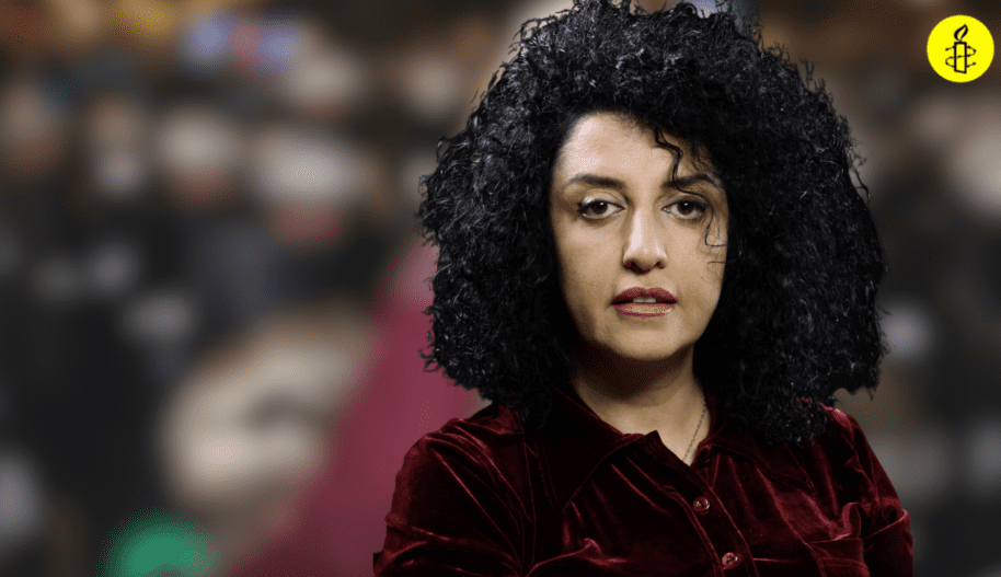 Zdjęcie Narges Mohammadi, laureatki Pokojowej Nagrody Nobla w 2023 roku