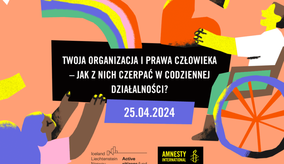 Grafika promująca webinarium dla organizacji pozarządowych.